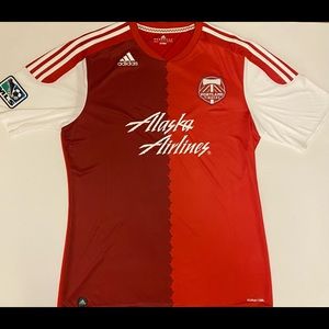 Portland Timbers 2011 Replica Blank Jersey Rose City Red (Mens)